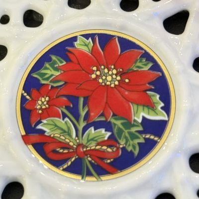 Подвес Звезда рождественский мотив 8 см Hutschenreuther Германия