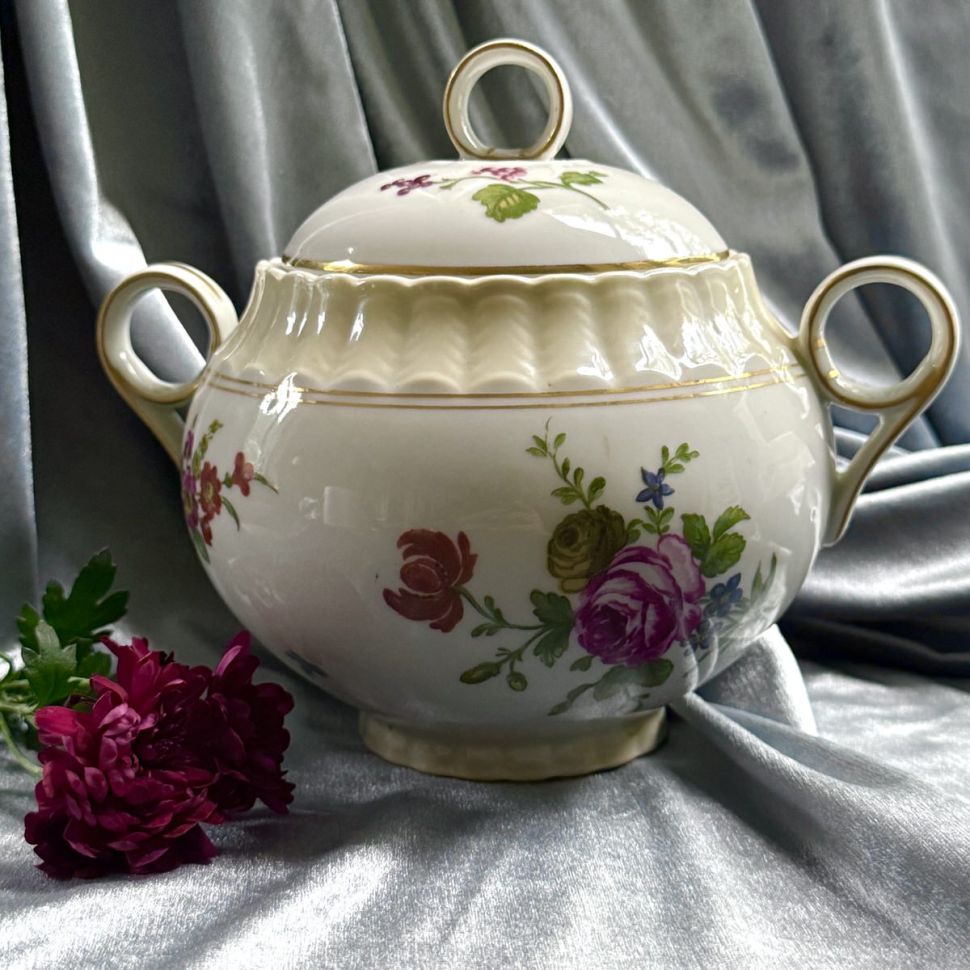 Сахарница Limoges Bernardaud​ 18 см Франция 