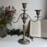 Подсвечник на три свечи трансформер мельхиор Франция
