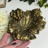 Чернильница винтажная латунь без чашечки 27 см Франция