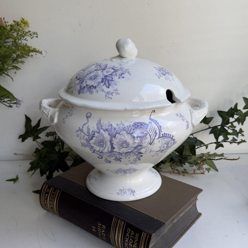 Супница Pavots Nimi 4 л фарфор Бельгия конец XIX в. уценка