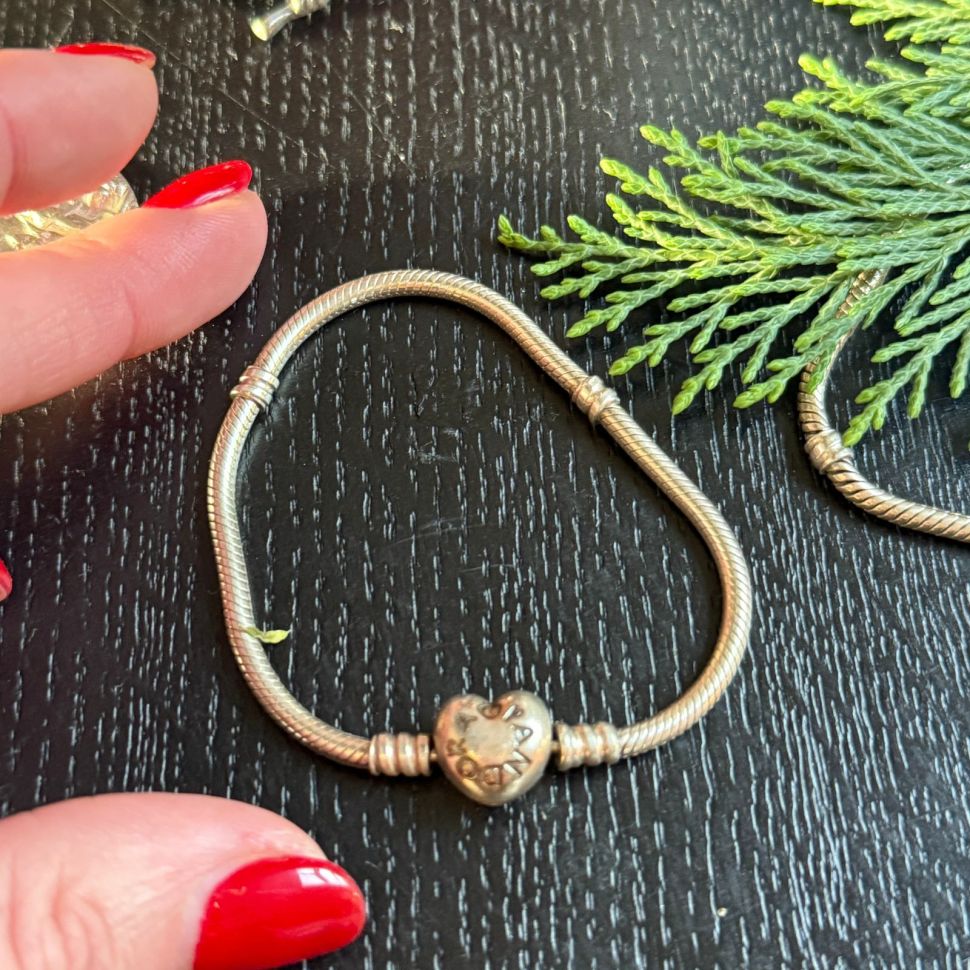 Браслет Pandora 17 см серебро 