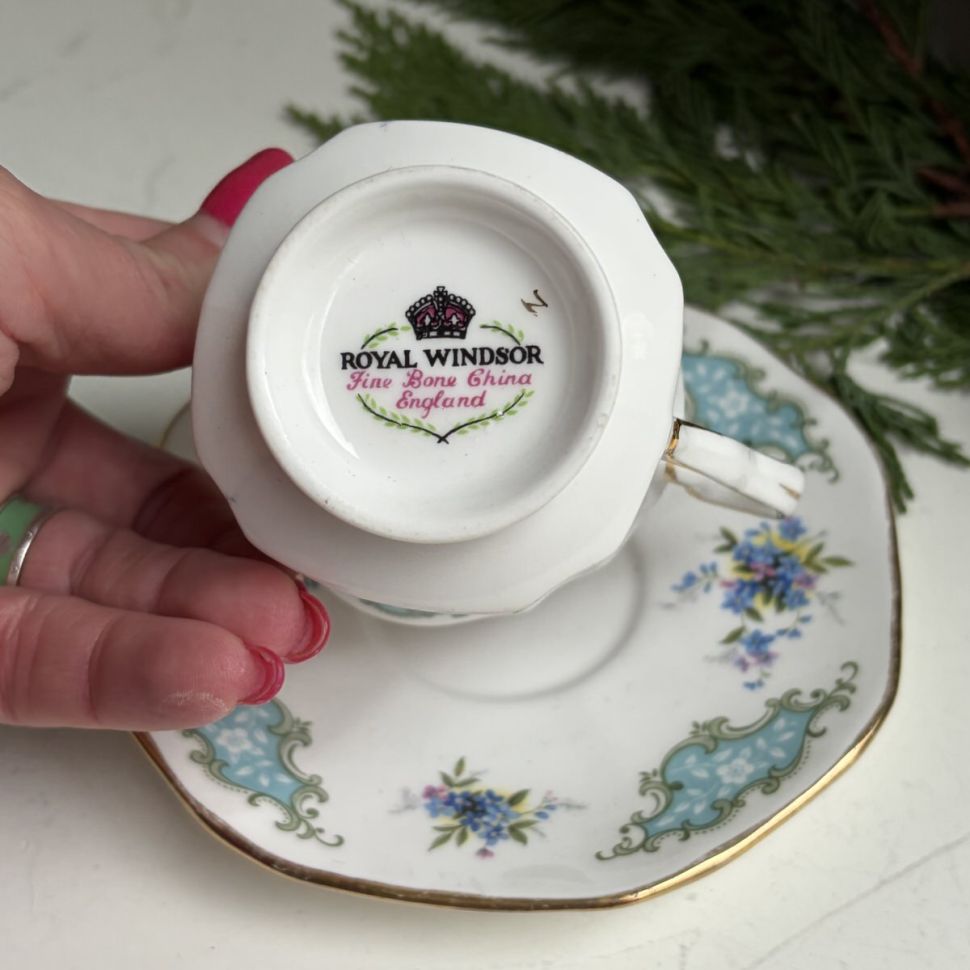 Кофейная пара Royal Windsor 110 мл Англия 