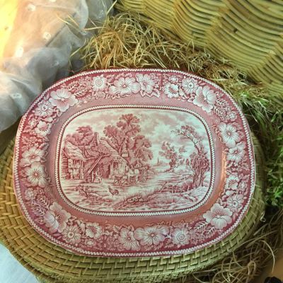 Блюдо W.R. Midwinter L.T.D. Англия Rural England 33 см