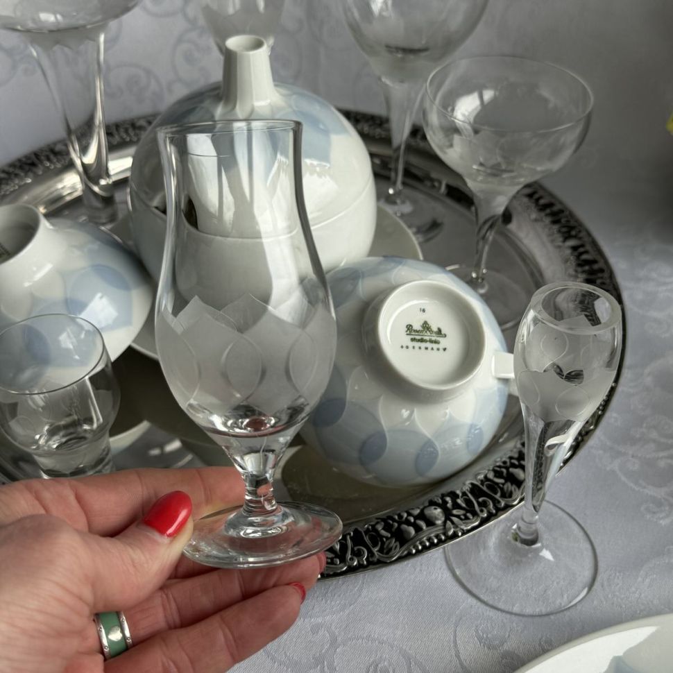 Рюмка для граппы Rosenthal Lotus 120 мл хрусталь Германия      