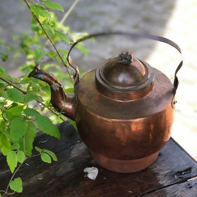 Чайник медный старинный  2,5 литра 