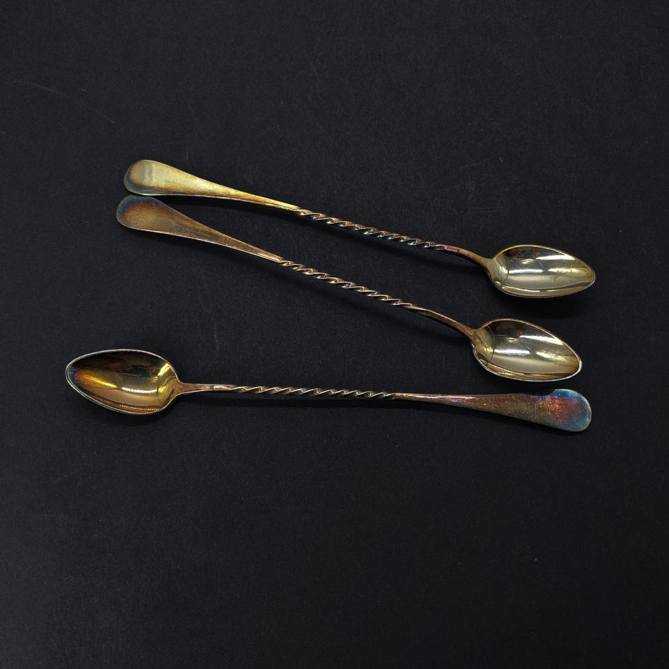 Ложка для латте, мельхиор