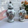 Ваза с крышкой Delft полихром 29 см керамика Голландия 