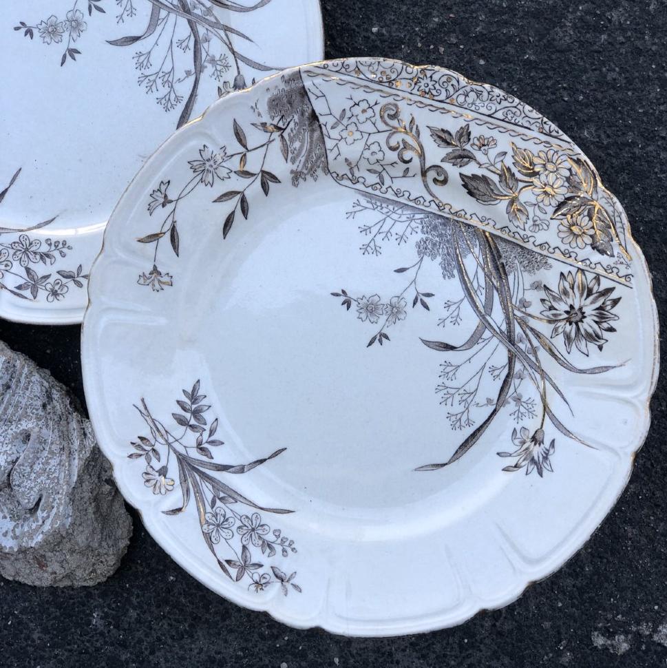 Тарелка десертная 19 см Швеция Gustavsberg Peking