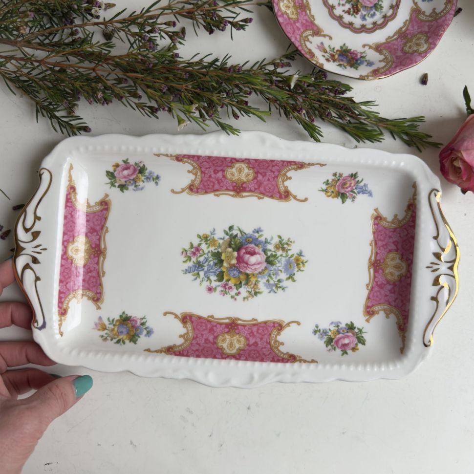 Блюдо для кекса Lady Carlyle Royal Albert 30 см Англия  