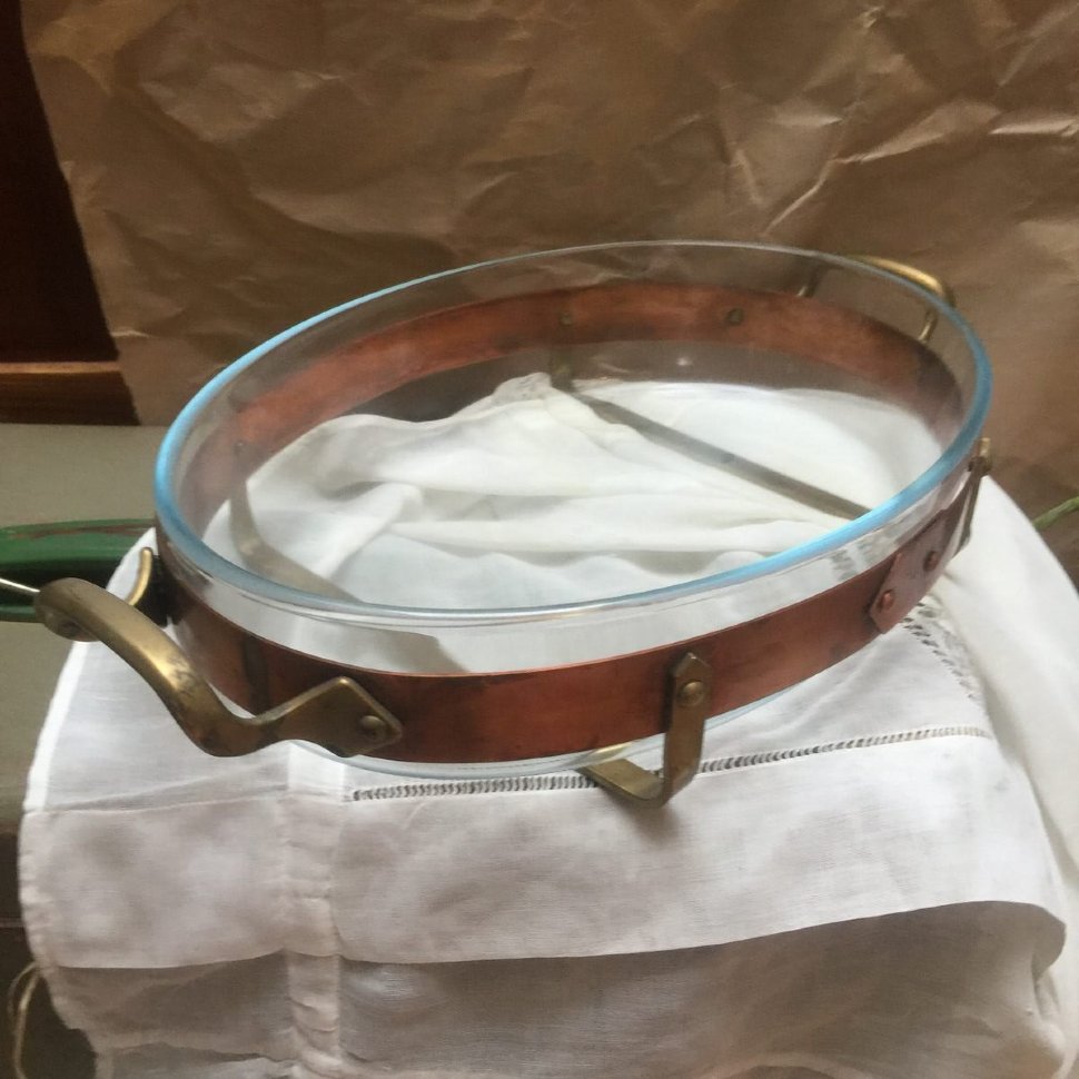 Форма для запекания овал на медной подставке 35 см