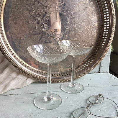 Бокал рюмка на высокой ножке Швеция