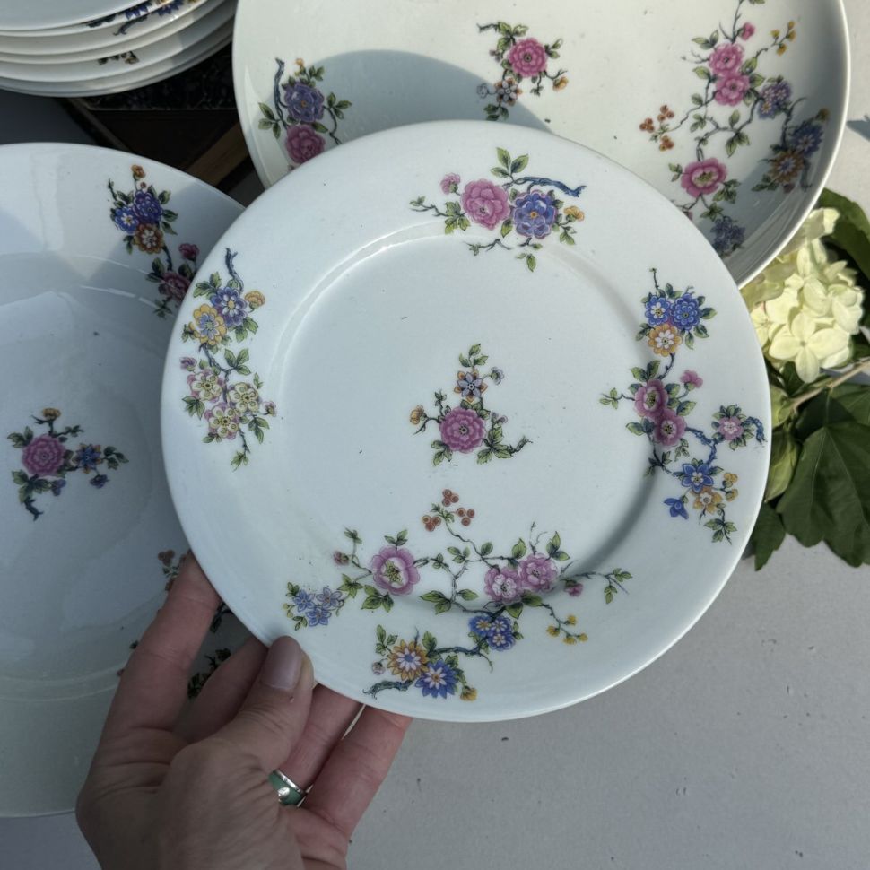 Тарелка Limoges MF 20 см фарфор Франция