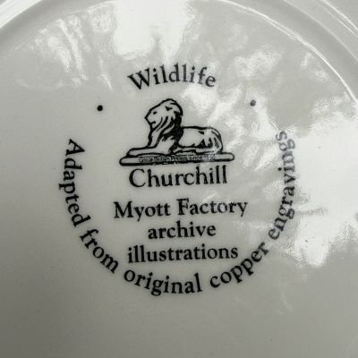 Тарелка Wildlife Scenes by Churchill Фазаны 26 см Англия 