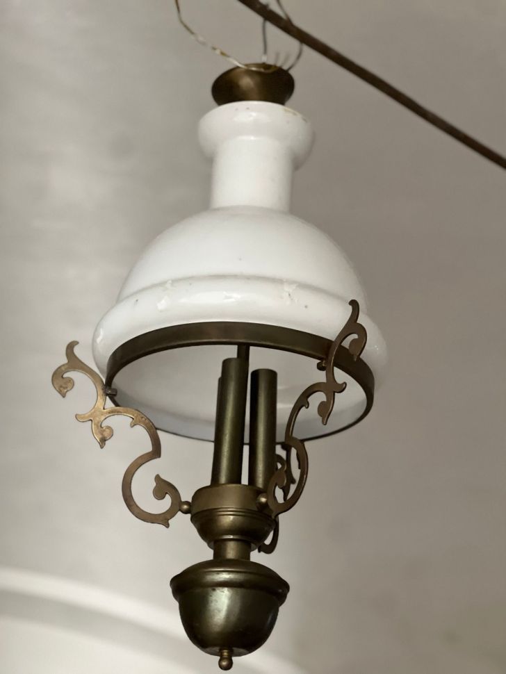 Люстра 36 см стекло металл Италия