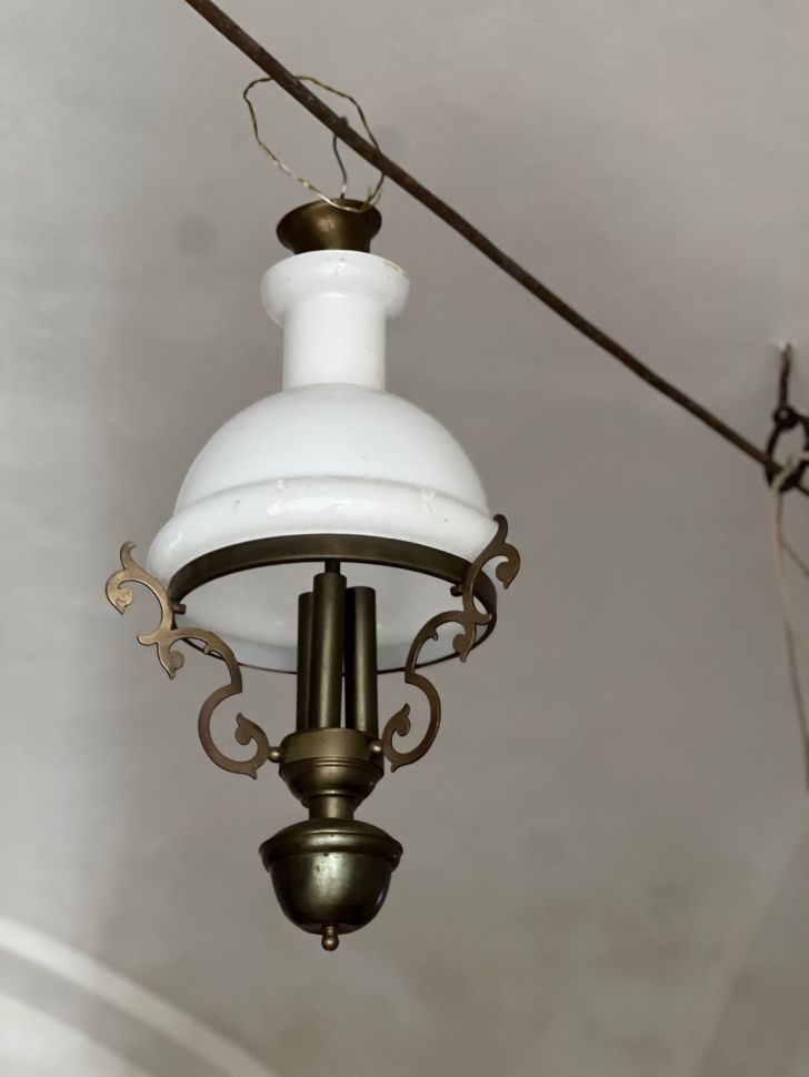 Люстра 36 см стекло металл Италия