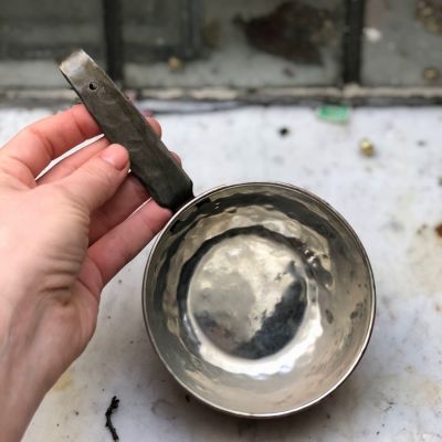 Ковш средний 11 см медь