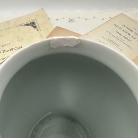 Ваза чайница с крышкой 25 см фарфор Япония