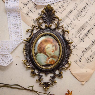 Шелкография в бронзе 22х13 см