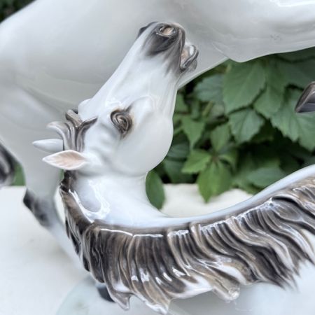 Статуэтка Rosenthal Играющие жеребцы 46 см фарфор Германия 