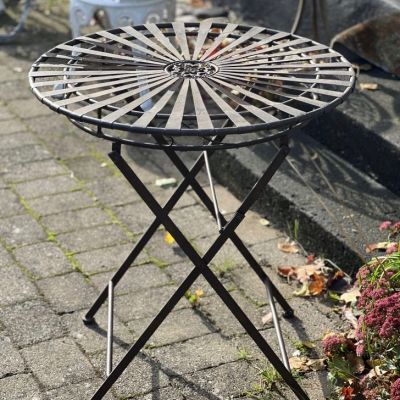 Стол садовый складной 75 см металл