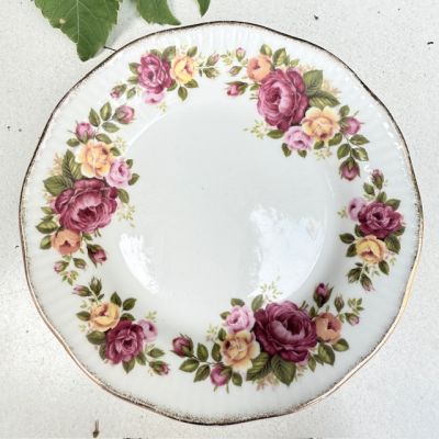 Тарелка Elzabethan Cottage Rose 17 см Англия 