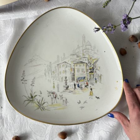 Тарелка блюдо Hutschenreuther Selb 27 см фарфор Германия