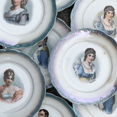 Тарелка 18,5 см номерные 5+1 Maastricht Голландия