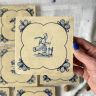 Плитка изразец DELFT Сыровар Голландия