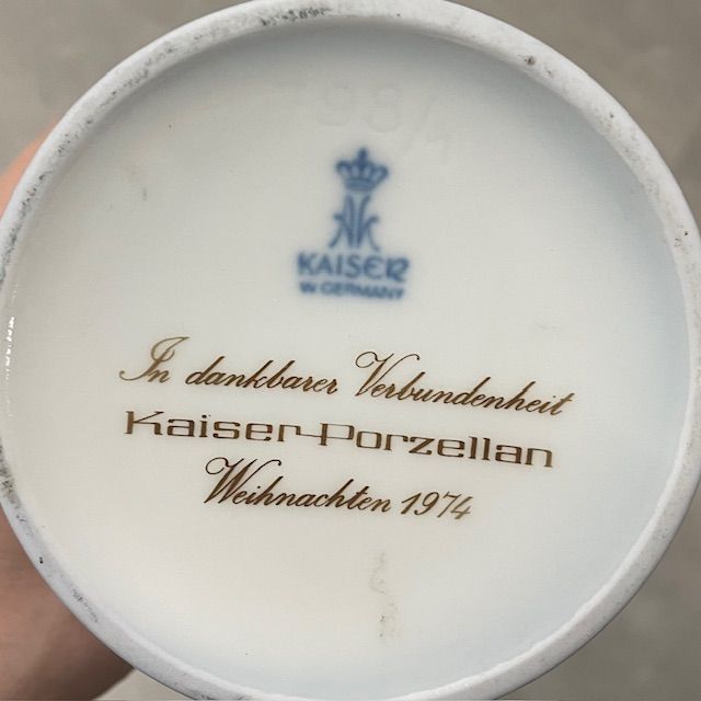 ФОТО Ваза Kaiser Мейсенский букет 20 см Германия 1974 г.