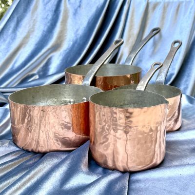 Ковш с ручкой 1,4 л Франция медь