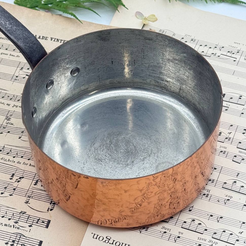 Ковш с ручкой 1,4 л Франция медь