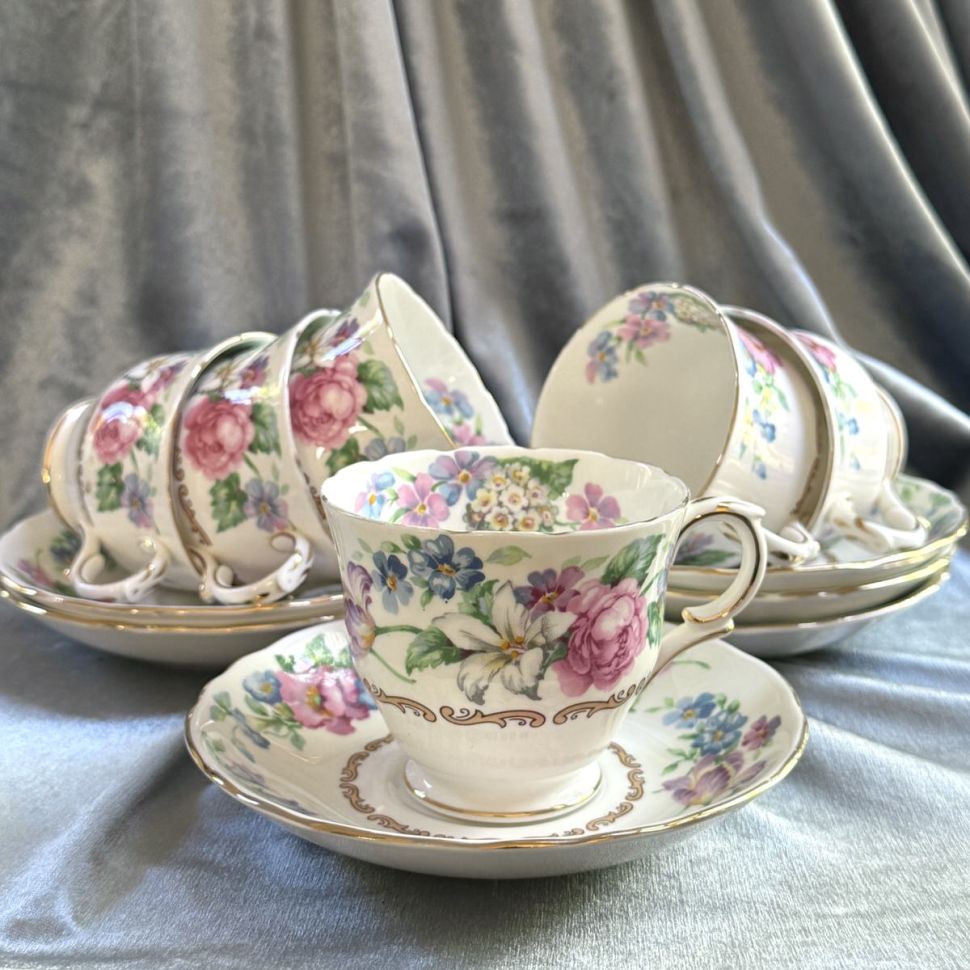 Чайная пара Crown Staffordshire 220 мл Англия 