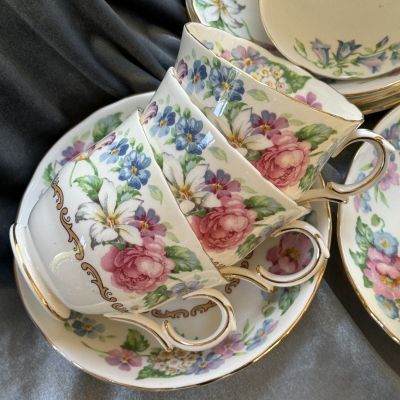 Чайная пара Crown Staffordshire 220 мл Англия 