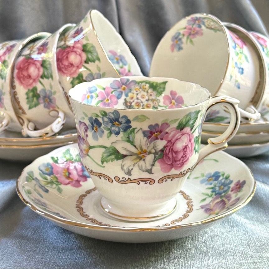 Чайная пара Crown Staffordshire 220 мл Англия 