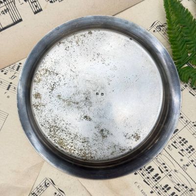 Подставка под бутылку 14 см серебрение латунь  