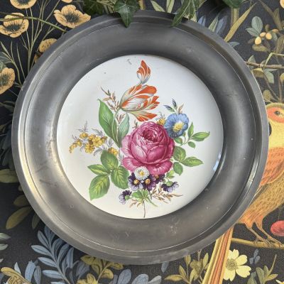 Тарелка Revol 24 см керамика олово Франция