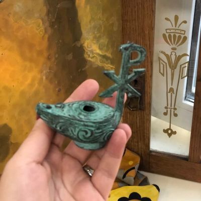 Декоративный элемент масляная лампа