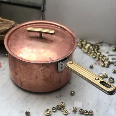 Сотейник с крышкой 2 л медь