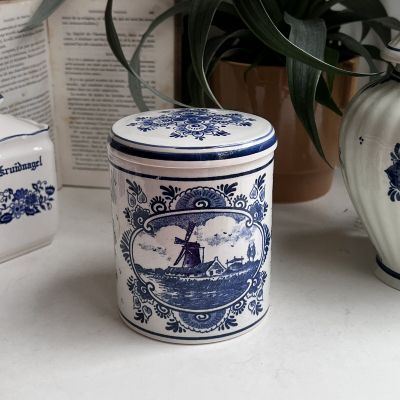 Банка с крышкой 12 см Delft Голландия
