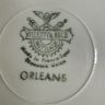 Тарелка ВиллеройБох Orleans 1950-60 гг. 19 см золотая кайма