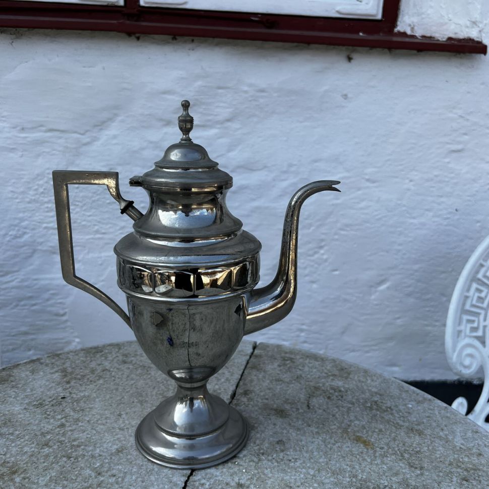 Чайник кофейник 1,1 л мельхиор