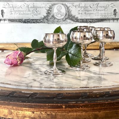 Рюмка 30 мл мельхиор серебрение   