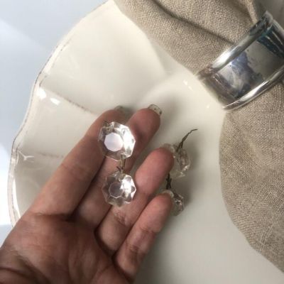 Подвес для люстры 4,5 см хрусталь