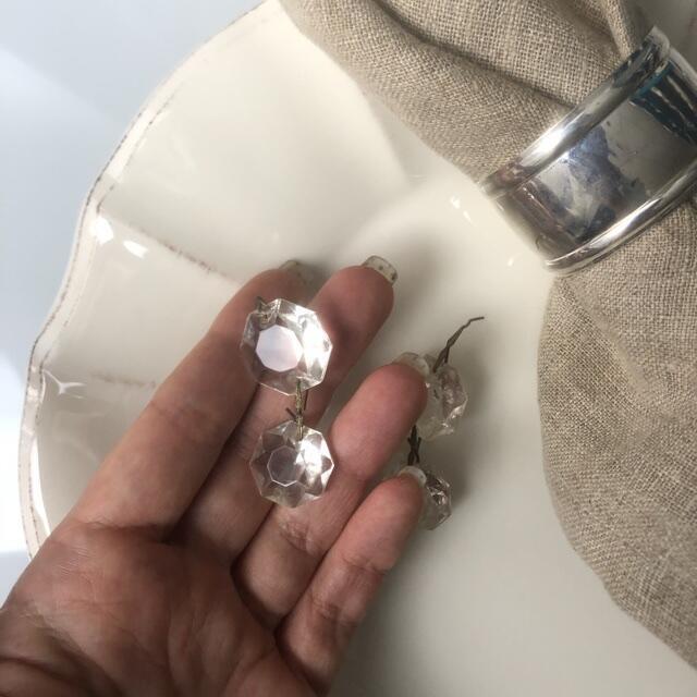 Подвес для люстры 4,5 см хрусталь