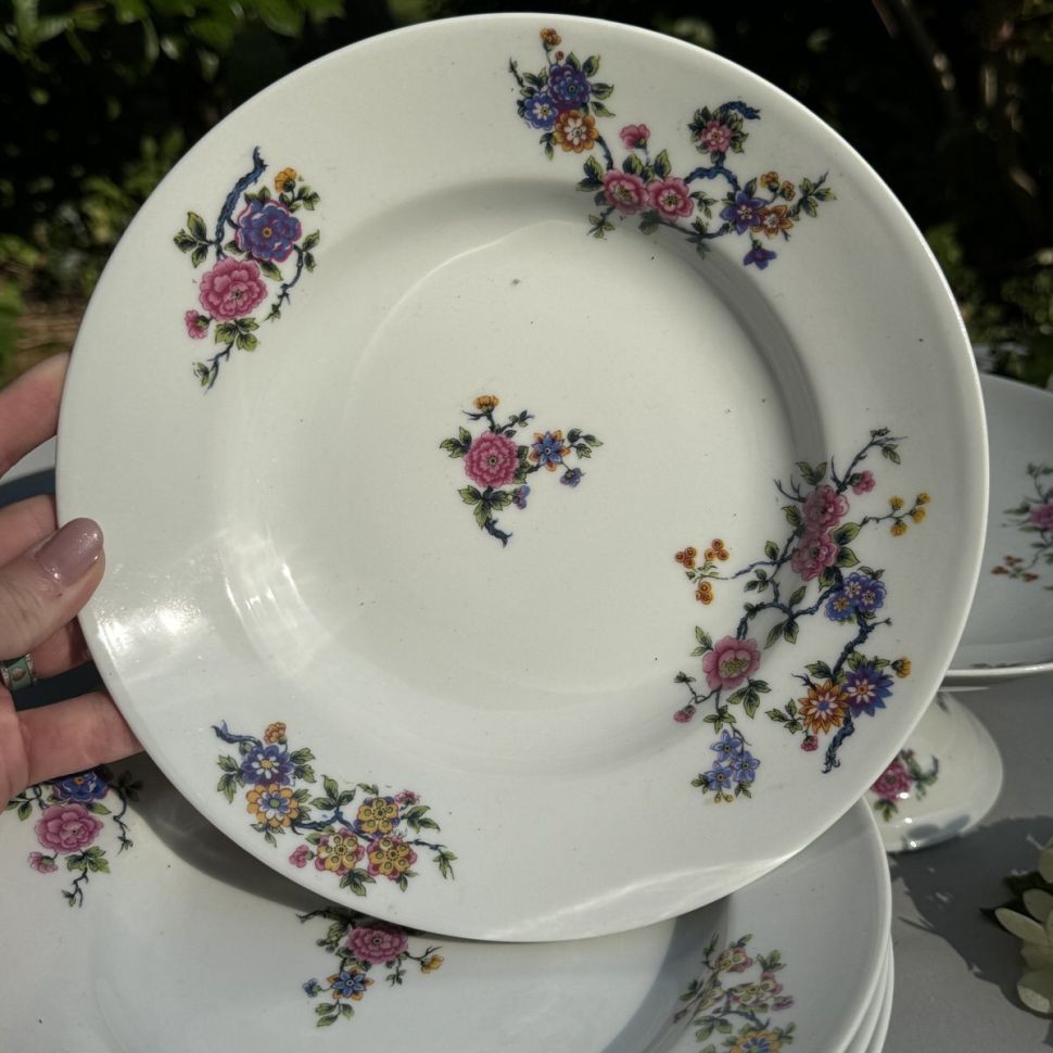 Тарелка глубокая Limoges MF 23 см фарфор Франция