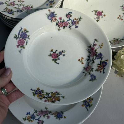 Тарелка глубокая Limoges MF 23 см фарфор Франция