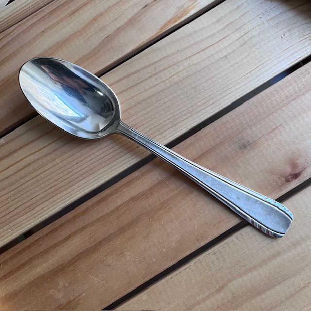 Ложка столовая 20 см серебрение Франция