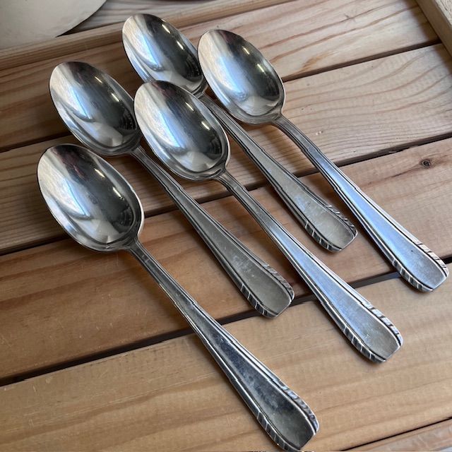 Ложка столовая 20 см серебрение Франция