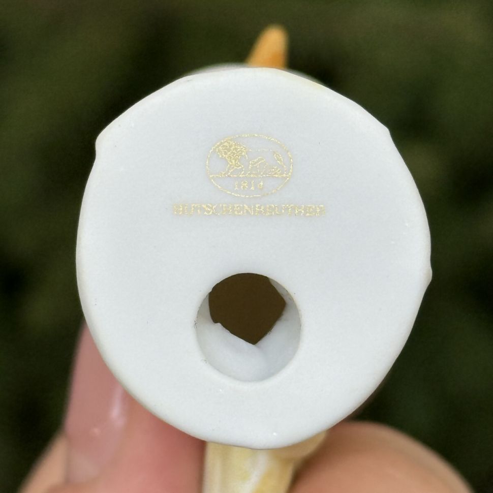 Подвес Hutschenreuther Курица 6 см бисквитный фарфор Германия  